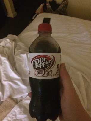 my last Diet Dr. Pepper for over 3 weeks. :(